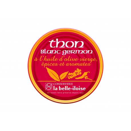 la belle-iloise - Thon à l'huile d'olive, épices et aromates