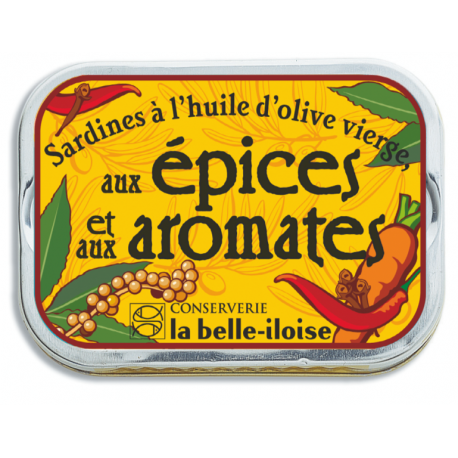 la belle-iloise - Sardines aux Épices et Aromates