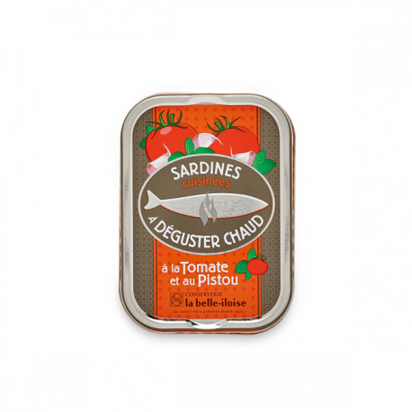 la belle-iloise - Sardines Tomate Pistou à déguster chaud